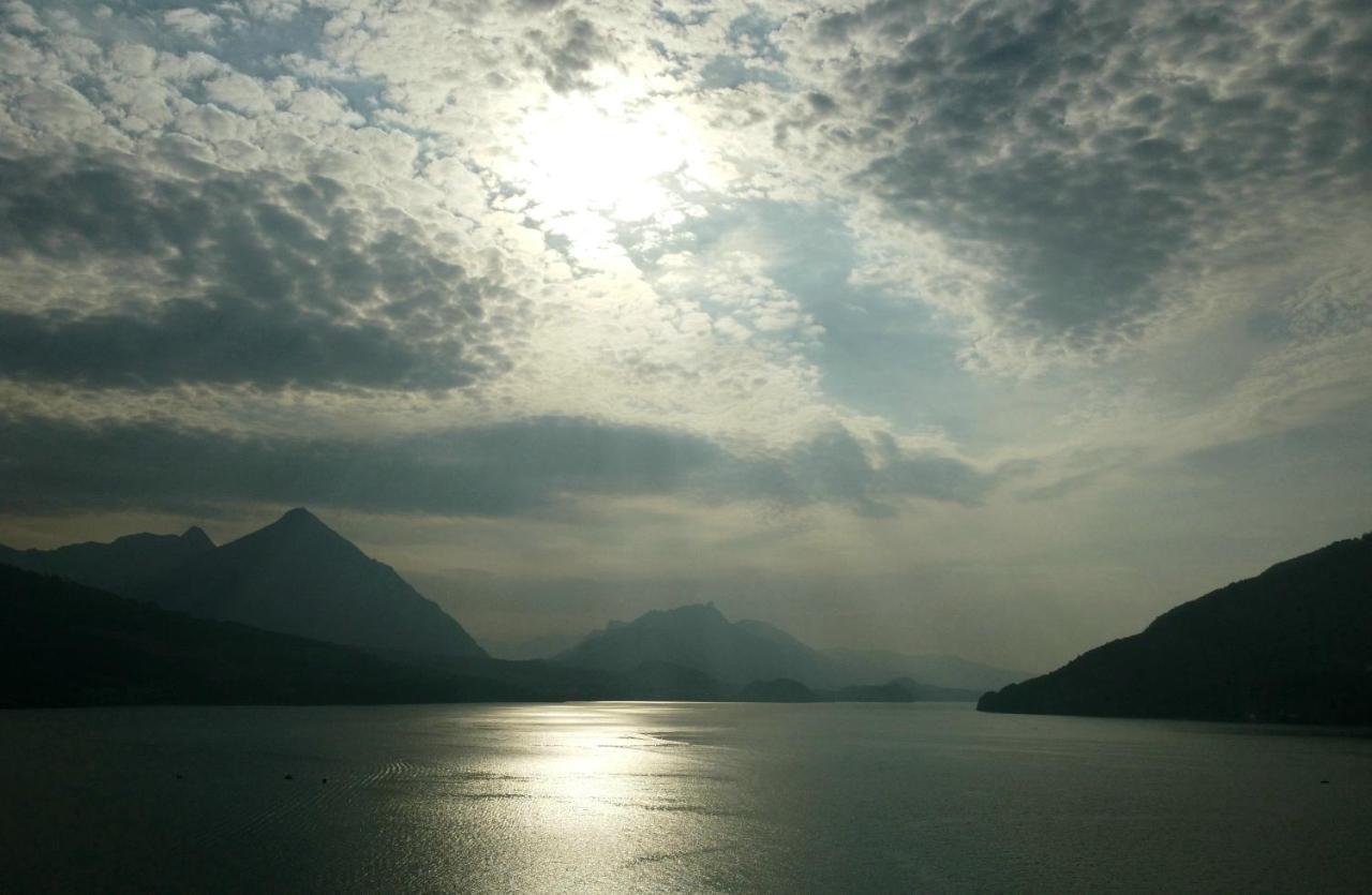 Seeparadiesli am schönen Thunersee Därligen Exterior foto