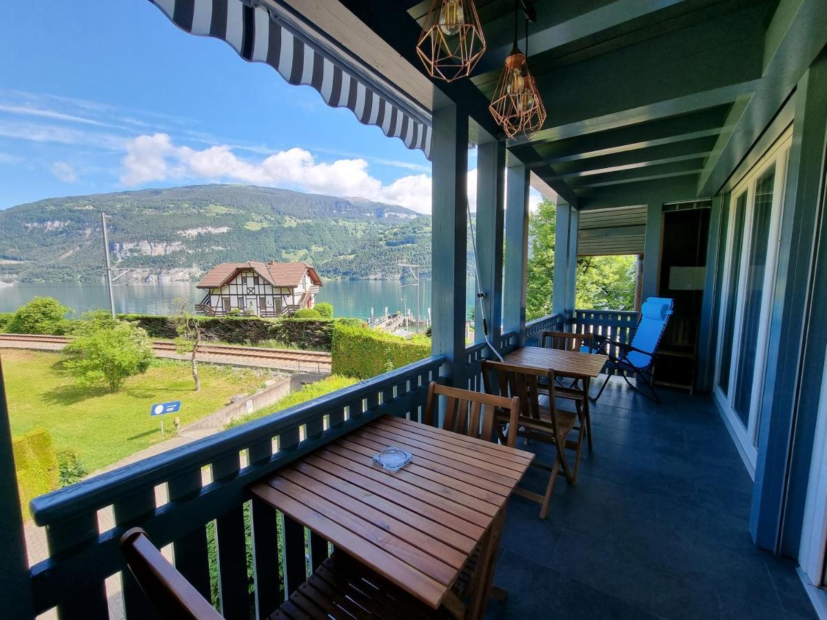 Seeparadiesli am schönen Thunersee Därligen Exterior foto
